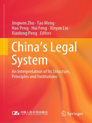 cover image of China's Legal System